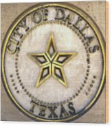 City Of Dallas Texas Wood Print