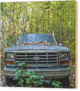 Classic Forest Truck Wood Print