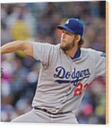 Clayton Kershaw Wood Print