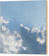 Clouds_6871 Wood Print