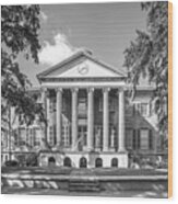 College Of Charleston Randolph Hall Wood Print