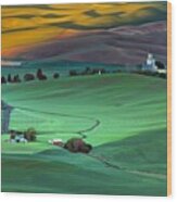 Color Variations On The Palouse Wood Print