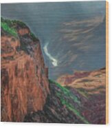 Colorado River View Wood Print