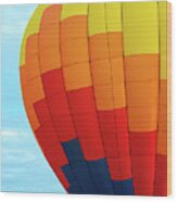 Colorful Balloon Ready To Launch Wood Print