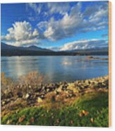 Columbia River Afternoon Wood Print