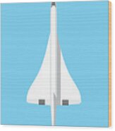 Concorde jet airliner - Sky Wood Print