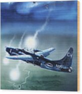 Consolidated Pb4y-2 Privateer Wood Print