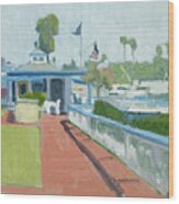 Coronado Yacht Club - Coronado, San Diego, California Wood Print