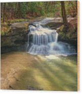 Creation Falls At Red River Gorge Geological Area In Kentucky Wood Print