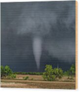 Crowell Tornado Wood Print