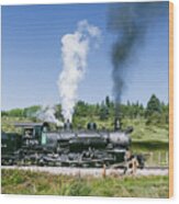 Cumbres And Toltec Locomotive 488 Wood Print