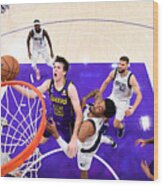 Dallas Mavericks V Los Angeles Lakers Wood Print