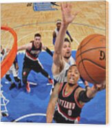 Damian Lillard Wood Print