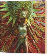 Sun Dance - Carnival, Trinidad And Tobago Wood Print