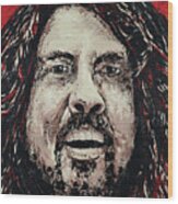 Dave Grohl  My Hero Wood Print