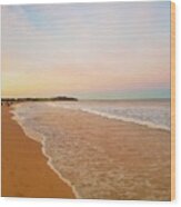 Dee Why Beach Sunset No 3 Wood Print