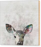 Deer 18 Wood Print