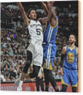 Dejounte Murray Wood Print