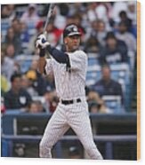 Derek Jeter Wood Print