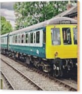 British Rail Class 116 And Class 122 Dmu Set Wood Print