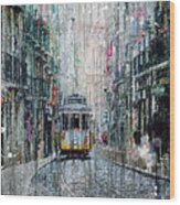 Does It Ever Rain In Lisbon Wood Print