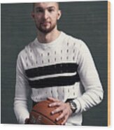 Domantas Sabonis Wood Print