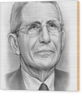 Dr Anthony Fauci Wood Print