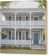 Dr. James Manney Historic House - Beaufort Nc Wood Print