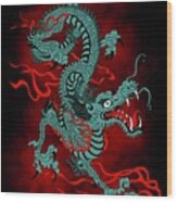 Dragon Lucky Dragon Wood Print