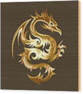 Dragon Wood Print
