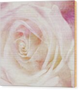 Dreamy Rose Art Wood Print