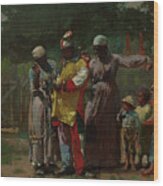 Dressing For The Carnival   Winslow Homer Wood Print