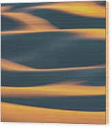 Dunes In Motion Wood Print