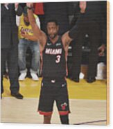 Dwyane Wade Wood Print