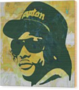 Eazy-e Pop Art Poster Wood Print