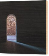 Egress - From Darkness To Light At Fort Macon Wood Print