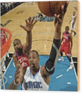 Elton Brand And Dwight Howard Wood Print