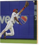 Elvis Andrus And Manny Machado Wood Print