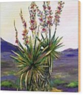 Enchanting Yucca Wood Print