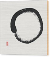 Enso Simplicity Wood Print