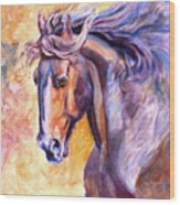 Epiphany Modern Expressive Horse Art Wood Print