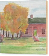 Ethan Allen's House Wood Print