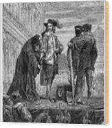 Execution Of King Charles I Wood Print