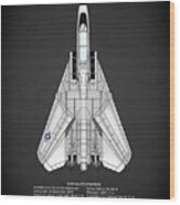 F-14 Tomcat Wood Print