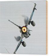 F-16 Fighting Falcon Wood Print