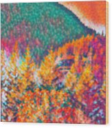 Fall Colors Northern Cascades Wood Print