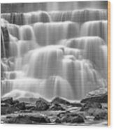 Falling Water Wood Print