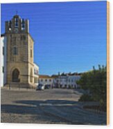 Faro Old Town Center. Algarve Portugal Wood Print