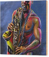 Fela Kuti Wood Print