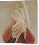 Female Nude Pose Art1 Wood Print